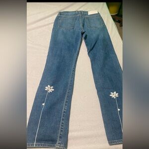 7 For All Mankind painted Daisy